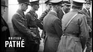King George V Inspects RAF Cadets (1920)