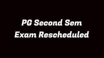 PG Second Sem Exam Rescheduled|Second Semester|Calicut University|MA M.COM|MSC|Regular|SDE