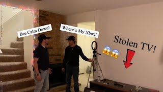 Our Apartment Got Robbed!😱 Prank On Roommate!!🔥 (He Got Mad)