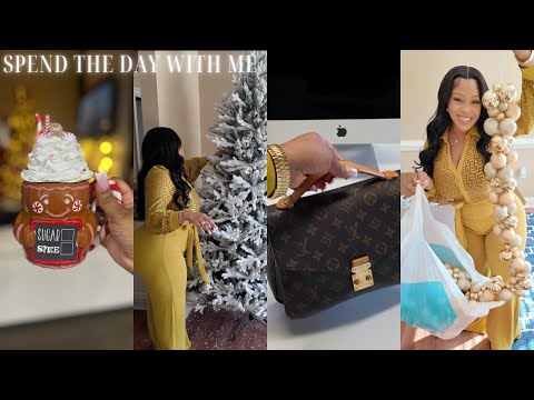 Spend The Day With Me: Running Errands, Makeup routine, Cleaning + Girl Mom Shopping & More