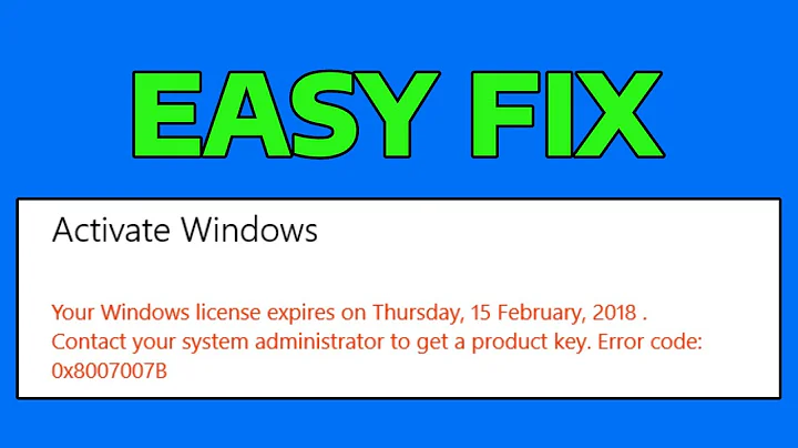 Fix Windows 11 Activation Error 0x8007007B | How To