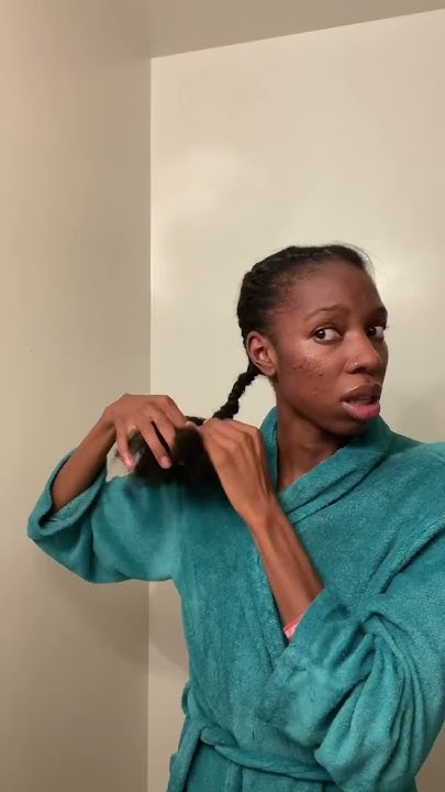  How to cornrow short relaxed hair - YouTube