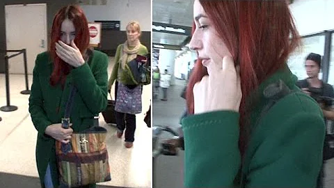 Elizabeth Jagger Hides Face At LAX, Asked How Fath...