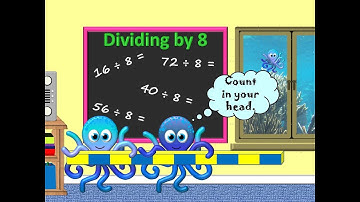 EIGHT TIMES TABLES PONG PING - dividing in your head