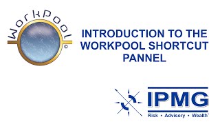 PART 1.5   Introduction to the WorkPool shortcut pannel