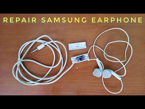 How To Repair Earphone 🎧🎤/ Fix Repair Headphone Jack / Samsung Earphone Repair Mike , Repair Wire
