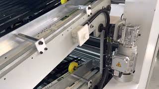 HRB pack 5ply automatic flute laminator machine auto set video.