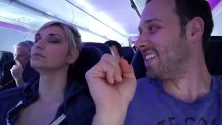 How to piss off your wife on a flight.