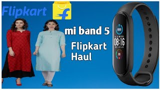 Mi band 5 Review.. Flipkart Haul ||plz subscribe to my channel||