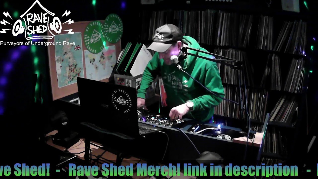 Rave shed 228 just back from a gig  Old skool hardcore tunes back in the day