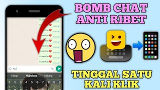 Cara Spam Chat Menggunakan Facemoji Keyboard