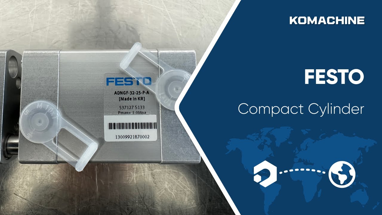 Festo ADNGF 32 100 P A Geführter Kompaktzylinder 32mm Bohrung 100mm Hub