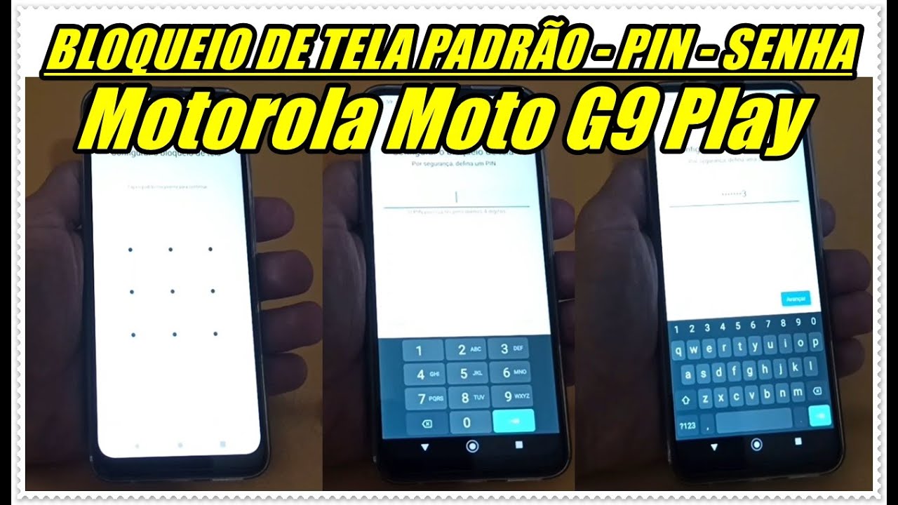 Como Configurar Bloqueio de Tela Por PIN, Padrão e Senha No Celular ...