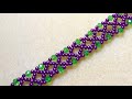 Bridesmaid Elegant Purple Wedding Beaded Jewelry Tutorial DIY