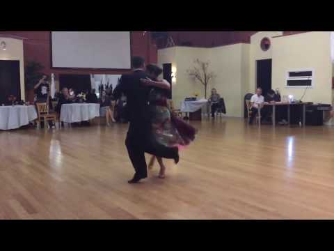 Damian Mechura and Veronica Vasquez perform at the Allegro Ballroom 3 of 3