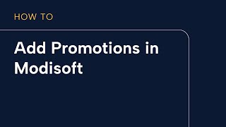 How to add Promotions in Modisoft screenshot 2