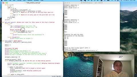 Ship Sinkers: Simplified Battleship Game (CSCI 1250 Final Project Video)