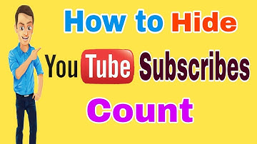 #youtube How to hide subscriber count in you tube || in telugu by Rakesh