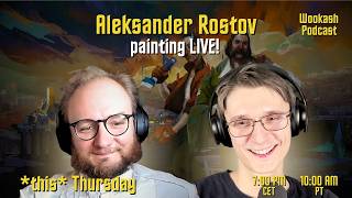 Lead Artist from Disco Elysium painting LIVE!