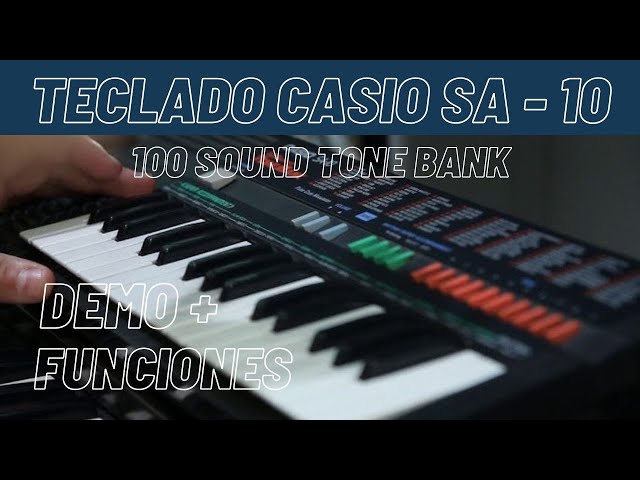 Teclado CASIO SA - 10 (100 Sound Tone Bank) Keyboart (piano