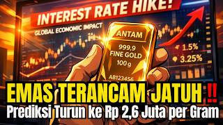 Prediksi Ngeri‼️Emas Bisa Jatuh ke Rp 2,6 Juta per Gram dalam 6 Bulan?