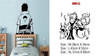Funny Uzumaki Naruto Wall Stickers Wall Decor For Kids Room Decoration Wall Decals Sticker