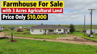 Farmhouse for Sale with 3 Acres of Agricultural Land for Only $10,000 | Texas Property Update