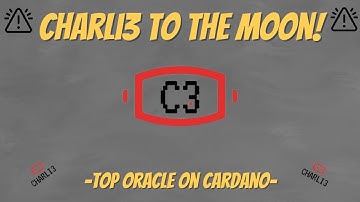 CHARLI3 HAS LIFT OFF!!! - Top oracle on Cardano?