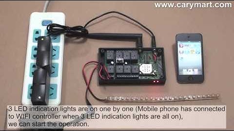 iOS System Smartphone WIFI Controller Controls LED Light Strip