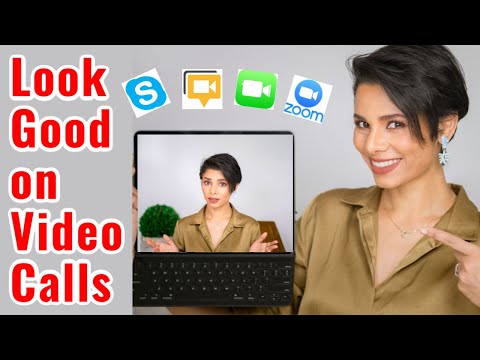How To Look Good on a Webcam VIDEO CALL/ Zoom, FaceTime, Skype
