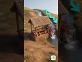 Using the power of water flow to crush grains