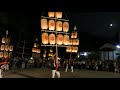 鴨都波（かもつば）神社　夏季大祭　ススキ提灯奉納