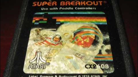 Classic Game Room - SUPER BREAKOUT for Atari 2600
