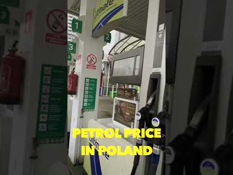 Petrol Pump in Europe Poland 🇵🇱 #shorts #poland #petrol #ytshorts