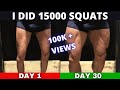 I Did 500 Squats Daily for 30 Days Challenge | My Honest Results