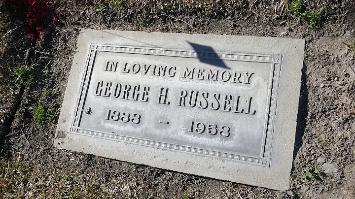 Actress Gail Russell Grave Valhalla Memorial Park North Hollywood California USA January 2021 LA