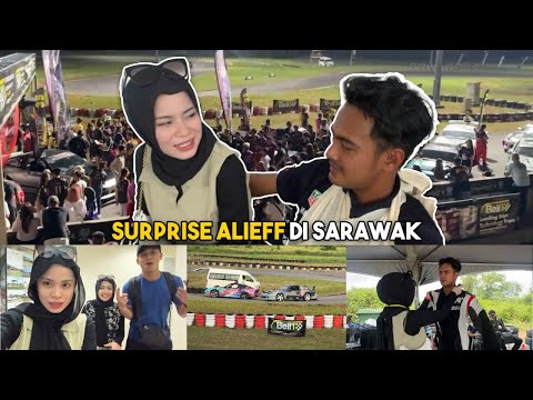 Buat surprised kat alieff di sarawak ! Tapi bella yang kena surprised ??!