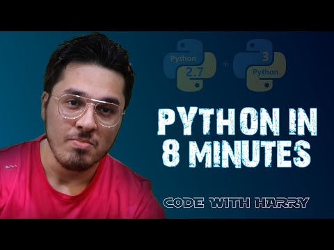 Python in 8 Minutes (in Hindi) 🐍