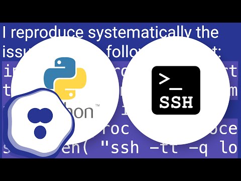 Output garbled when launching multiple ssh-sessions with pseudo-tty (need remote process to exit ...