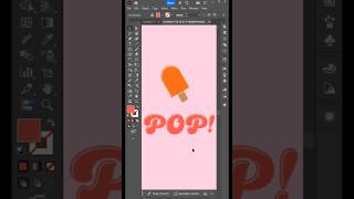 Glossy Text effect in Illustrator 🤩🔥 #graphicdesign #design #art #shorts #youtubeshorts #viral