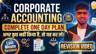 Corporate Accounting for BCOM HONS | Must do this for Exam | Corporate accounting one shot | Aman