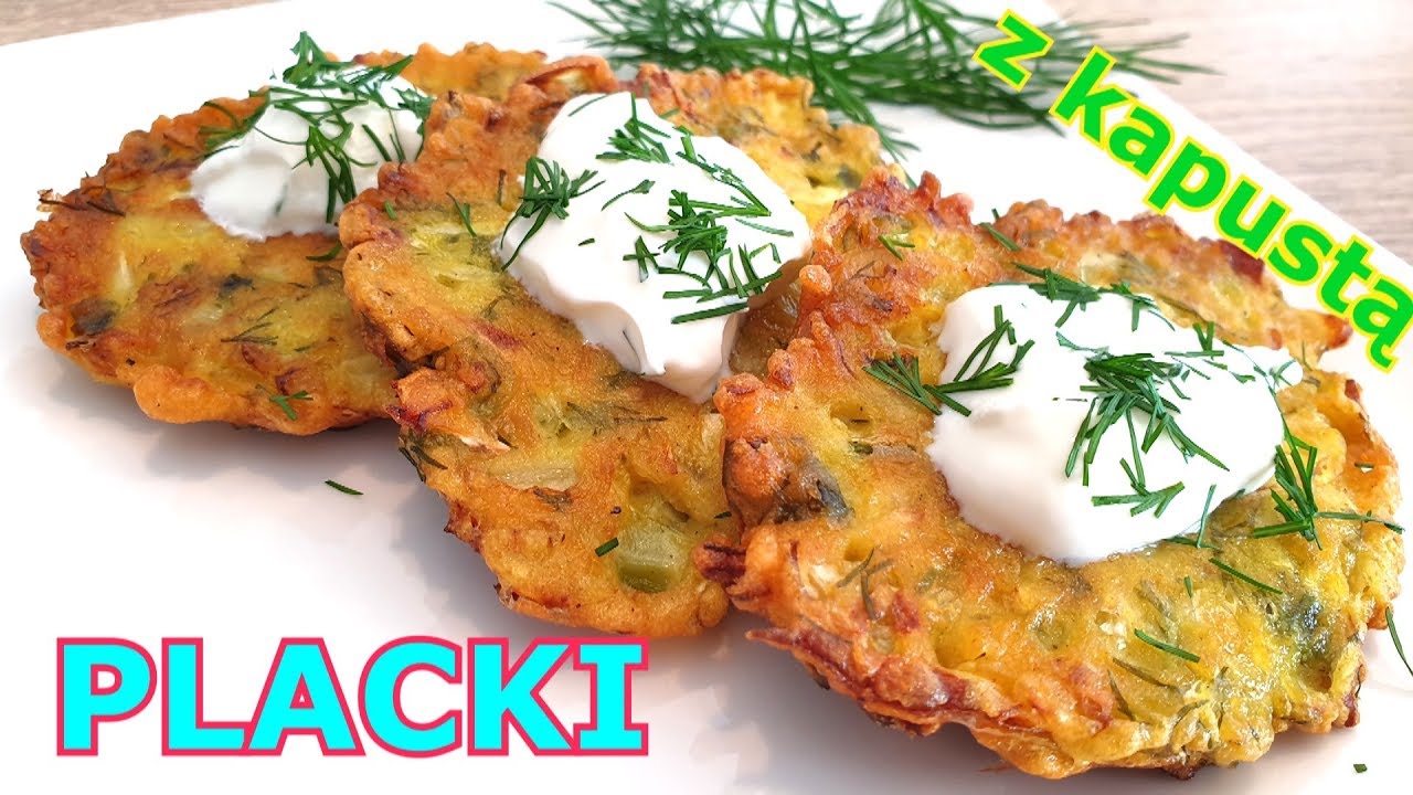Pyszne i szybkie placki z młodej kapusty 👌 szybka przekąska z kapusty