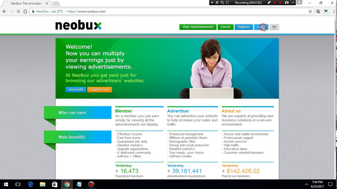 NeoBux How to Make A Lot of Money Online [2060Day] YouTube