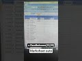 excel auto mark sheet trick use function #excel #computer #exceltips #ytshorts #exceltricks #shorts