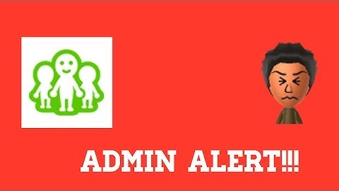 MIIVERSE ADMIN ALERT!!!