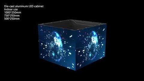 LED Demo Video-Right Angle LED Screen