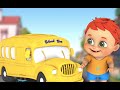 The Wheels On The Bus in Garage | Construction truck, fire trucks | jugnu kids Baby songs