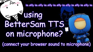 HOW TO USE BETTERSAM TTS AS A MICROPHONE (browser sound to microphone or audio input) screenshot 5