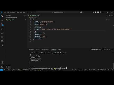 Simple Hello World in Nodejs express