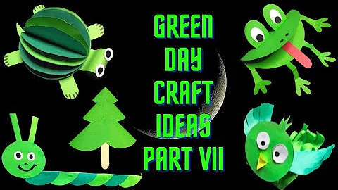Green Day Craft Ideas - Part 7 | Earth Day Craft | Paper Craft | Environment Day | @craftthebest1